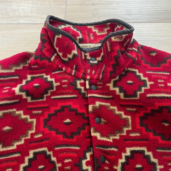 Patagonia Synchilla | Mens M | Red Aztec Color - Picture 2 of 10